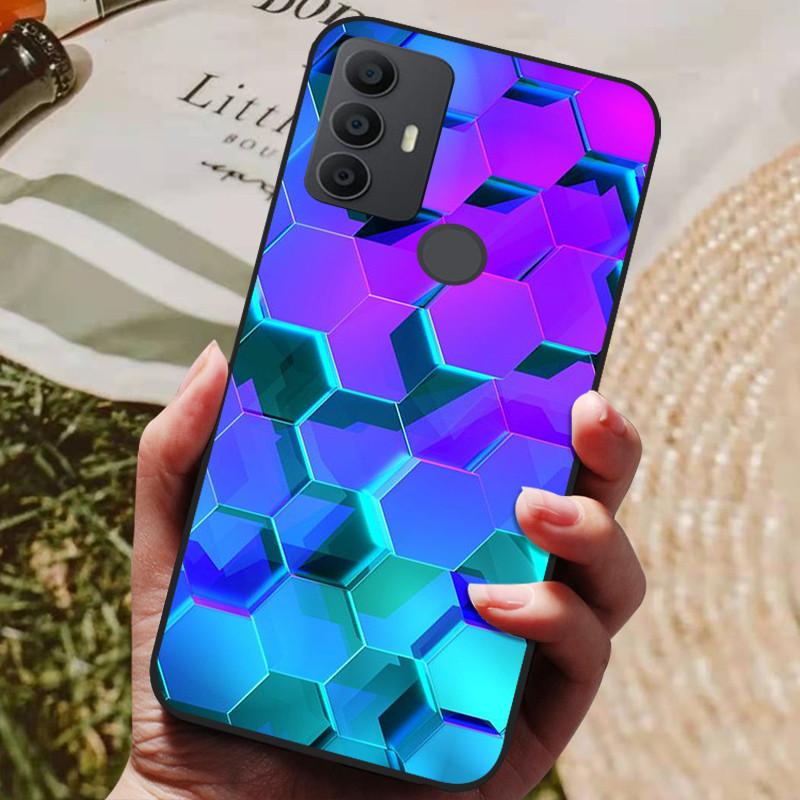 For TCL 30 SE Case 305 TPU Silicone Soft Fashion Phone Cover for TCL 30SE 306 305 Case 6165A Bumper Funda for TCL30SE 6.52 Inch