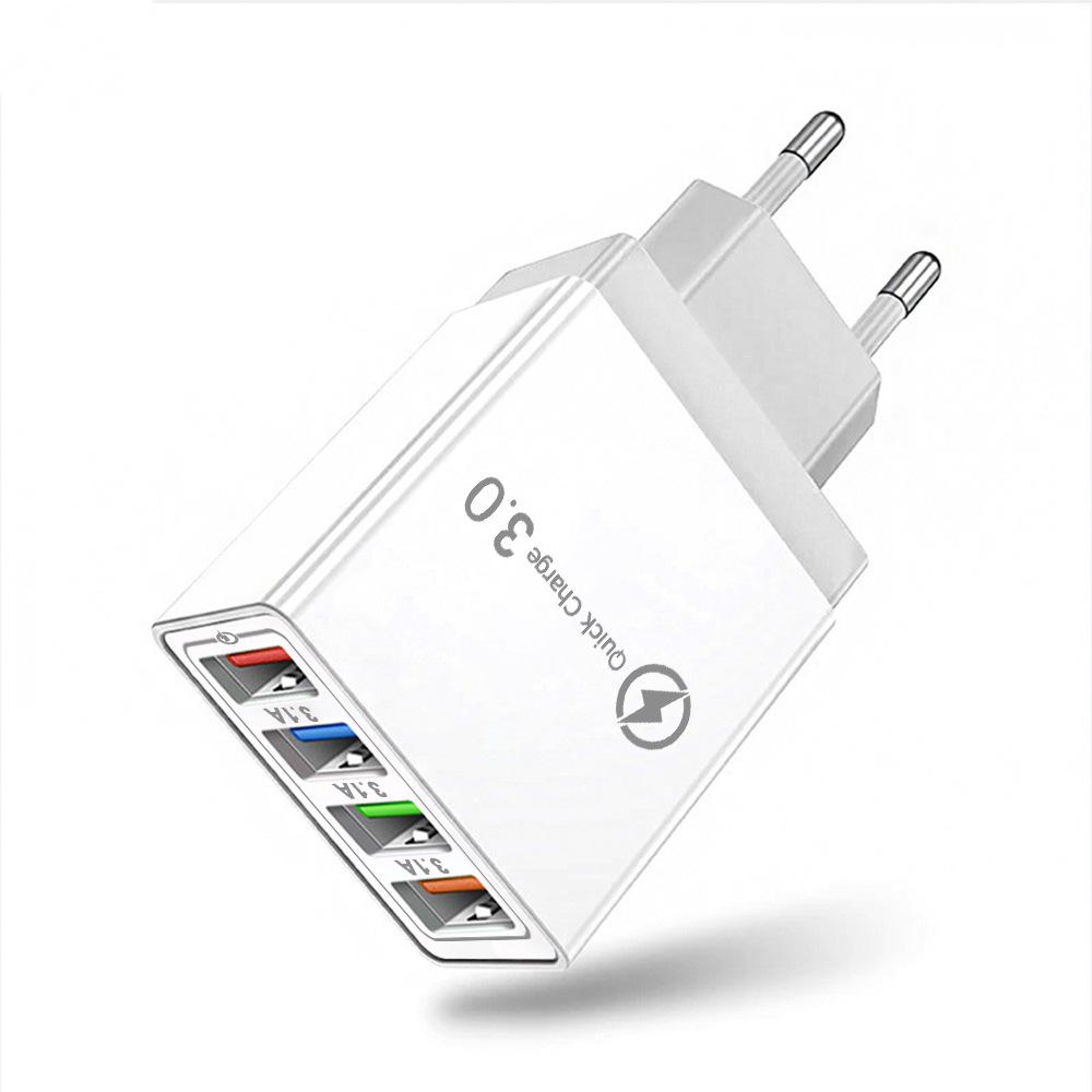 

PD33W QC3.0 GaN European Multi-Port Fast Charger with 9V/12V Support