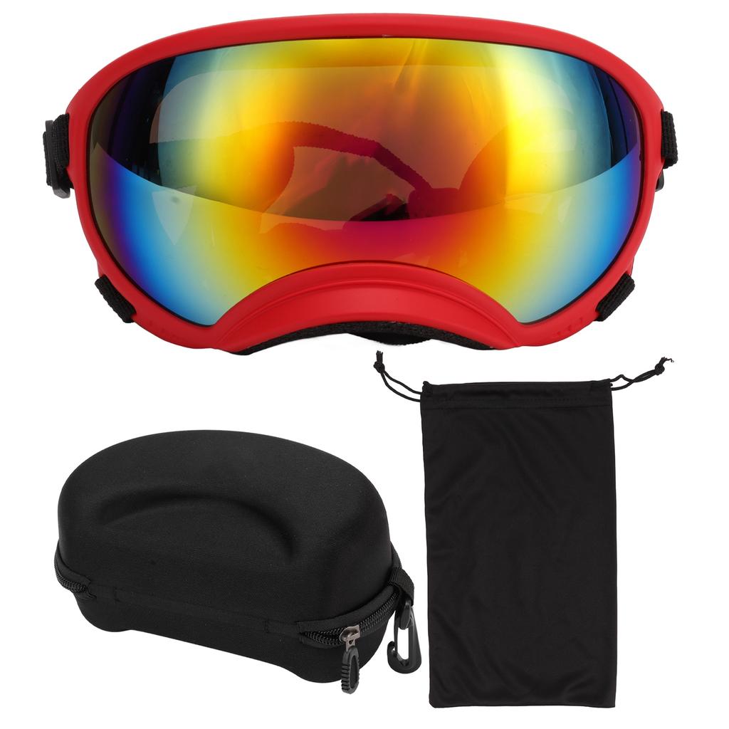 Dog Goggles Windproof Ultraviolet Proof Dustproof Strap Dog Sunglasses for Large Breed