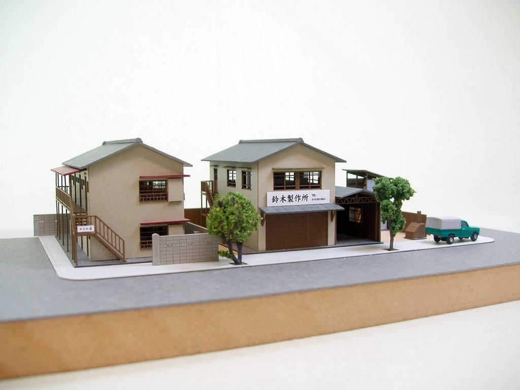 Sankei Nostalgic Diorama Series Town Factory A 1/150 MP03-30