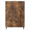 Sideboard Smoked Oak 66 x 34.5 x 97 cm Particleboard