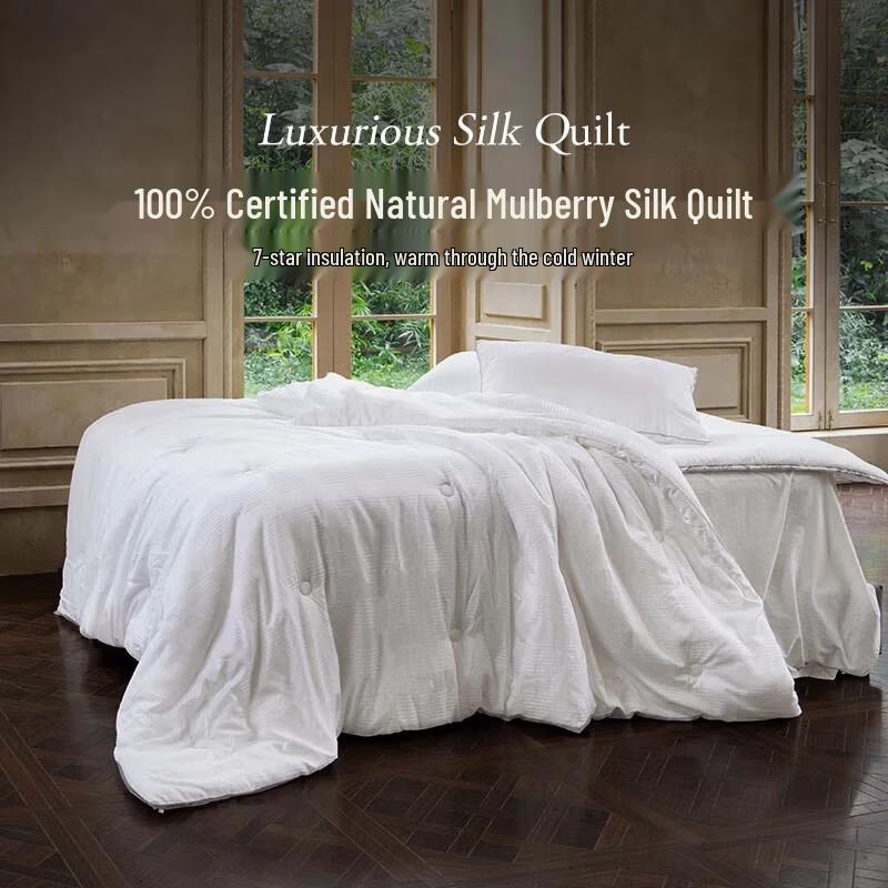 Aimeijia All-Season 3D Cloud Feel Mulberry Silk Quilt