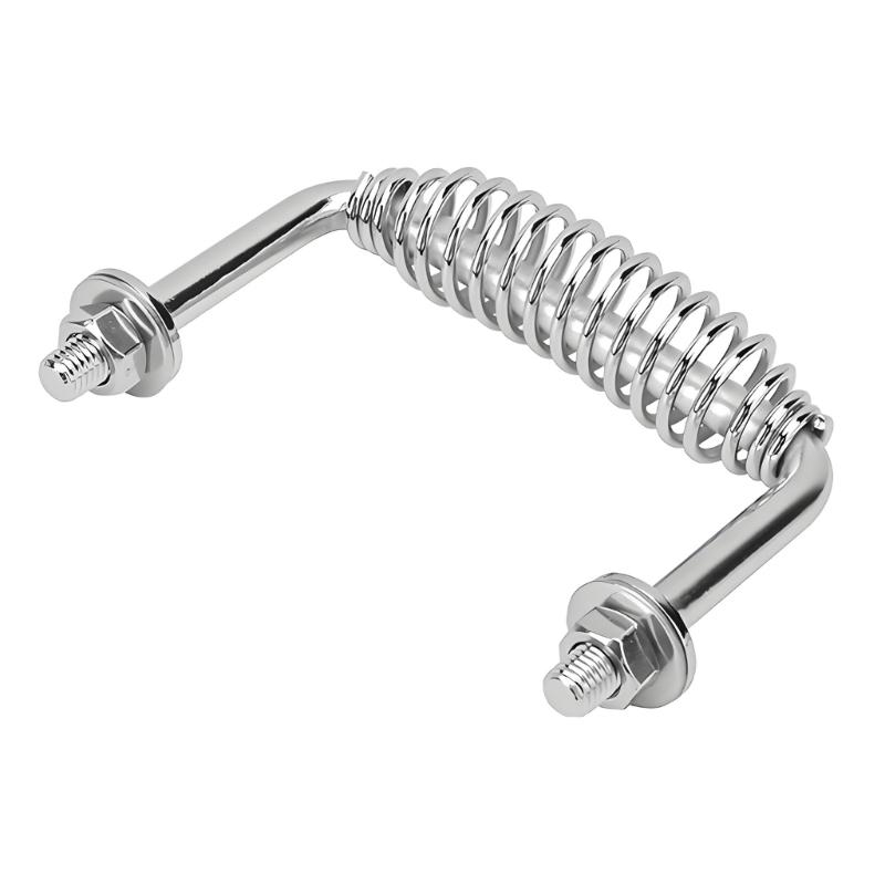 Reliable Bolt Fixed Spring Handle 304 Nonrust Steel Barbecue Replacement Handle For Various Grills Applications