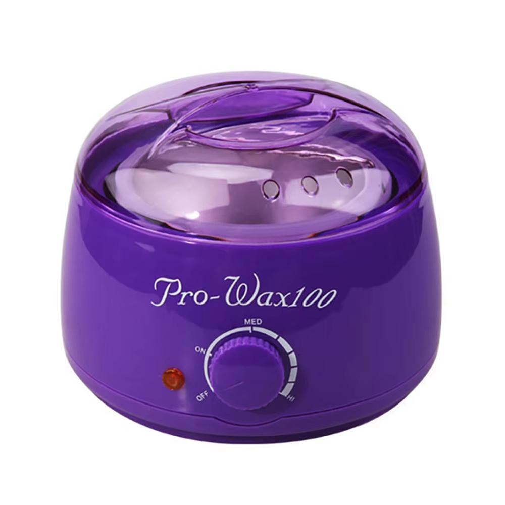 100W Wax Heater Adjustable Temperature Rapid Heating Easy to Clean Use on The Whole Body Wax Melting Furnace Epilator