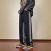Autumn New Jeans Men's Loose High-end Straight-leg Pants High Street Ins Trendy Brand Handsome Casual Wide-leg Trousers