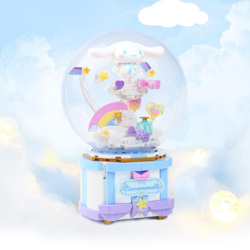 

Keeppley Construction Block Music Box Kuromi Mymelodybuilding Block Plaything Model Desktop Decoration Collection Plaything Birthday Present no box