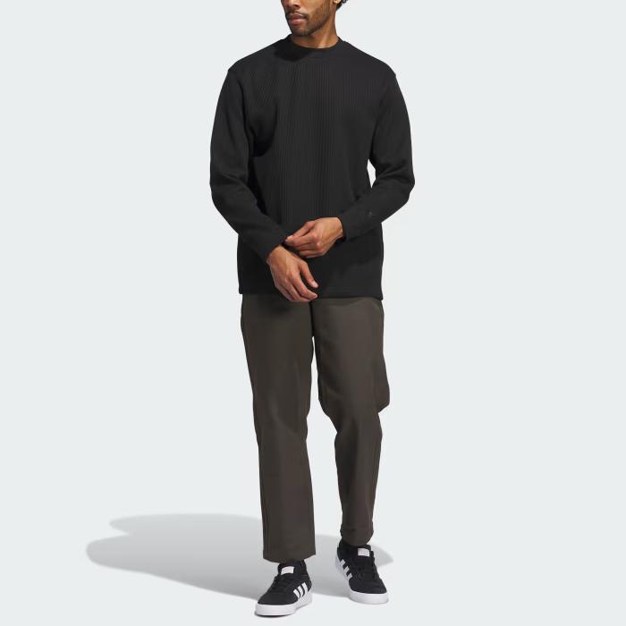 Adidas Originals Thermal Long Sleeve Shirt Men Tops Black IY1599