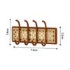 1/6 Dollhouse Coat Hooks Photo Props Key Hook Simulation Furniture Model for Decoration