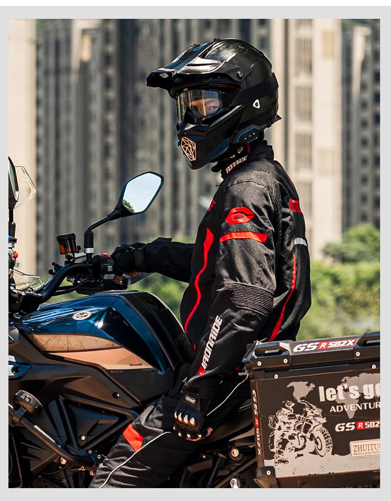 All-Season Breathable Waterproof Motorcycle Riding Suit Set