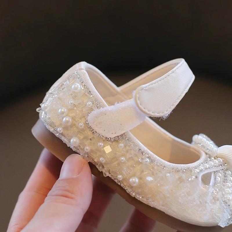 Scarpe da Bambino - Scarpe da Passeggio per Bambine Piccole con Suole Morbide - Scarpe Piccole in Pelle per Bambini