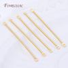 10/20Pcs 18K Gold Plated Double-hole Connector Bar,Jewelry Making Link Bar,DIY Earrings&Necklaces Accessories