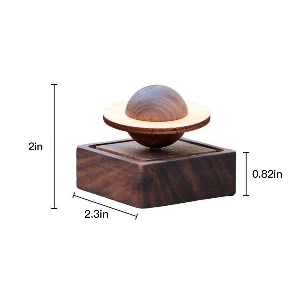 Walnut Wood Jupiter Orbit Diffuser Planetary Aromatherapy Incense Ornament Creative Home Dorm Decoration Diffuser Wood