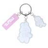Sunstar Stationery Npochamu Triple Rabbit In Npochamu B S8345830 Keychain, Acrylic, Panties, Stationery, Pattern,