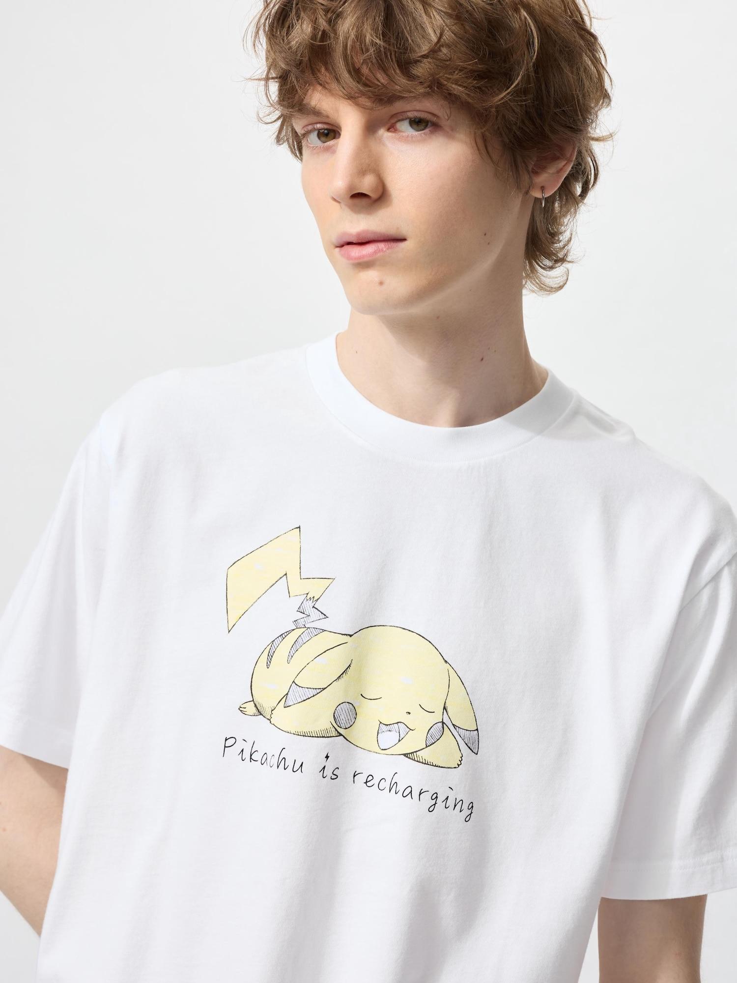 

Uniqlo Pokemon UT Графическая футболка с коротким рукавом A 00 WHITE/UNISEX 3XL