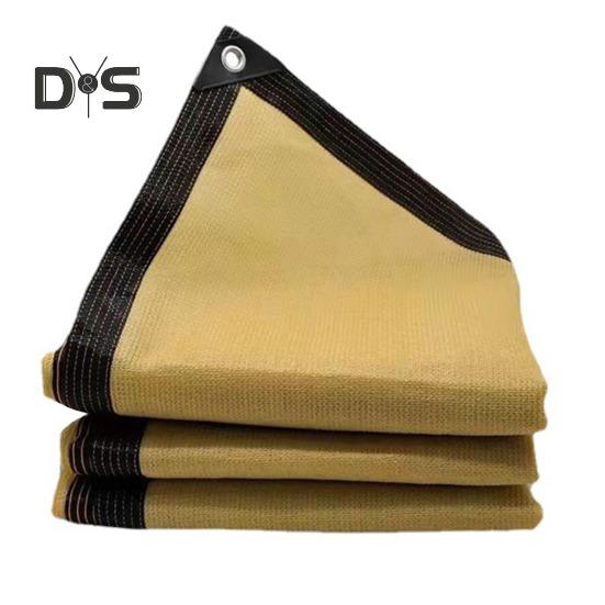 

Бежевый солнцезащитный парус, блокирующий УФ-излучение, прямоугольный навес, дышащая сетчатая ткань, экран, коммерческий, прочный, для улицы, сада, заднего двора, тент E