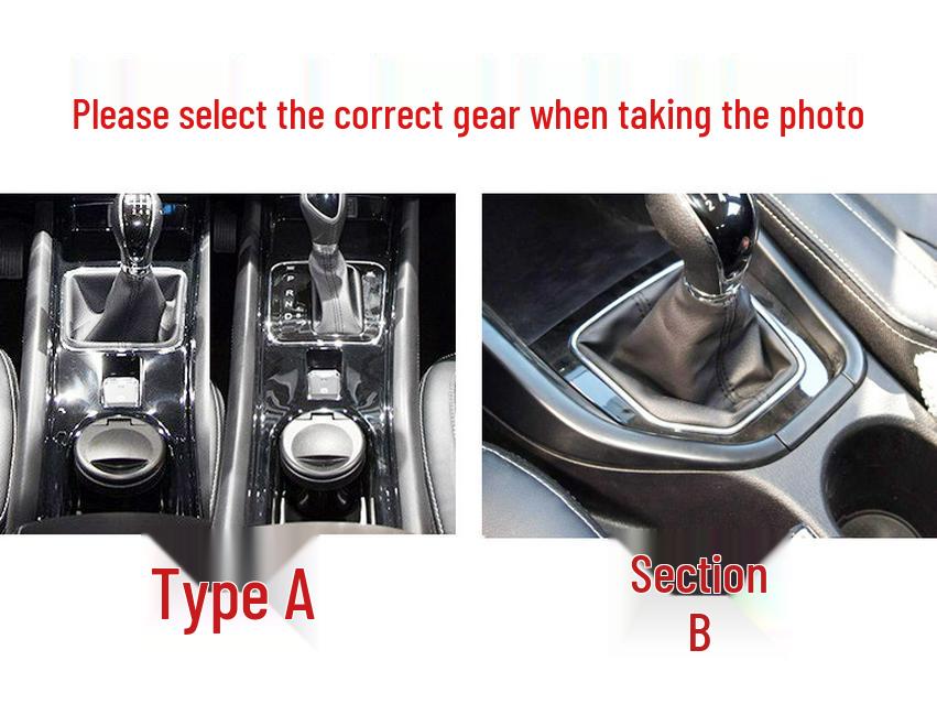 Carbon Fiber Console & Gear Shift Sticker for 16-18 Dongfeng Fengguang 580 Interior