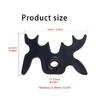 Pool Billiard Cue Bridge Head Plastic Slip-On Bridge Portable Mooseheads Bridge Head Billiards Pool Cue Accessory