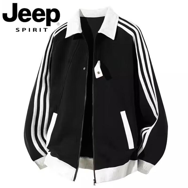 Мужская бейсбольная куртка JEEP SPIRIT с цветовыми блоками M