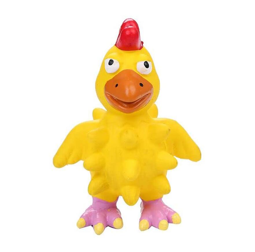 Στριγγλιστά Λαστιχένια Παιχνίδια Σκύλου Σκύλος Λατέξ Παιχνίδι Μασήματος Κοτόπουλο Ζώο Ανθεκτικό στο Δάγκωμα Κουτάβι Παιχνίδι με Ήχο Αξεσουάρ Σκύλου Για Μικρό Μεσαίο Μεγάλο Σκύλο