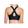 Under Armour Mid Crossback Sports Bra With Padding Women Underwear Black 1307200-001