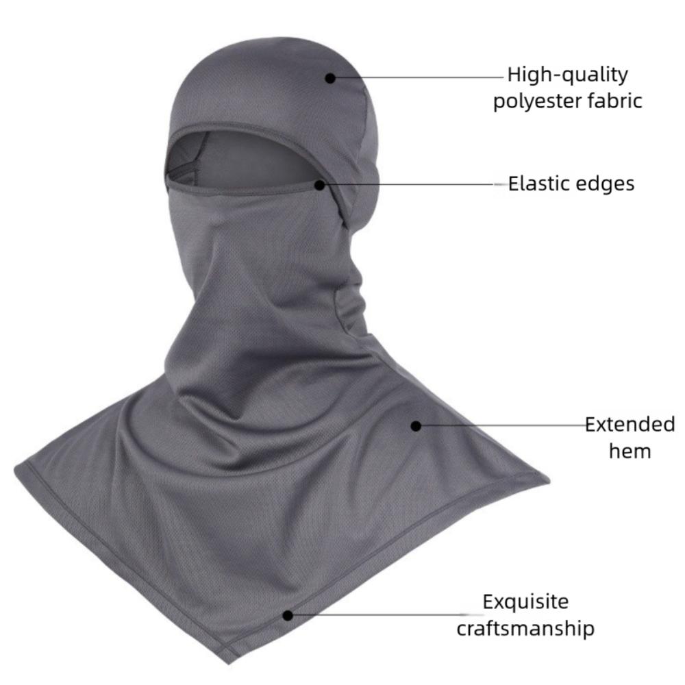 Breathable Sun Protection Balaclava Full Face Neck Cover Shawl New Cycling Mask  Motorcycle