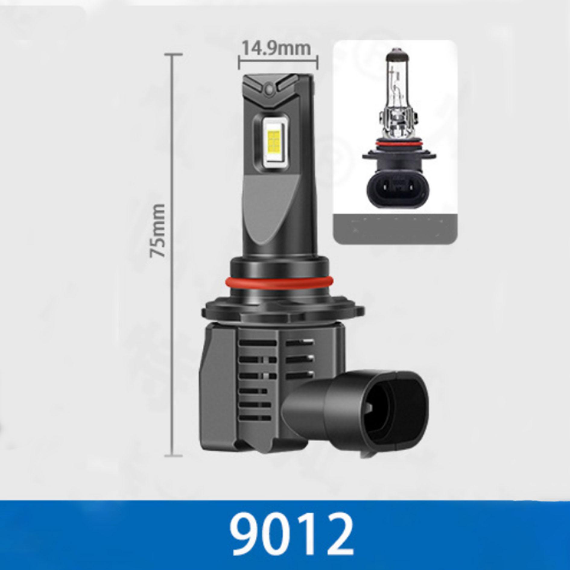 

2 шт. Canbus H8 H11 светодиодные лампы 2800LM высокая мощность светодиодные лампы для автомобильных фар 9012 9006 H4 Hi Lo Beam CSP чип 9012