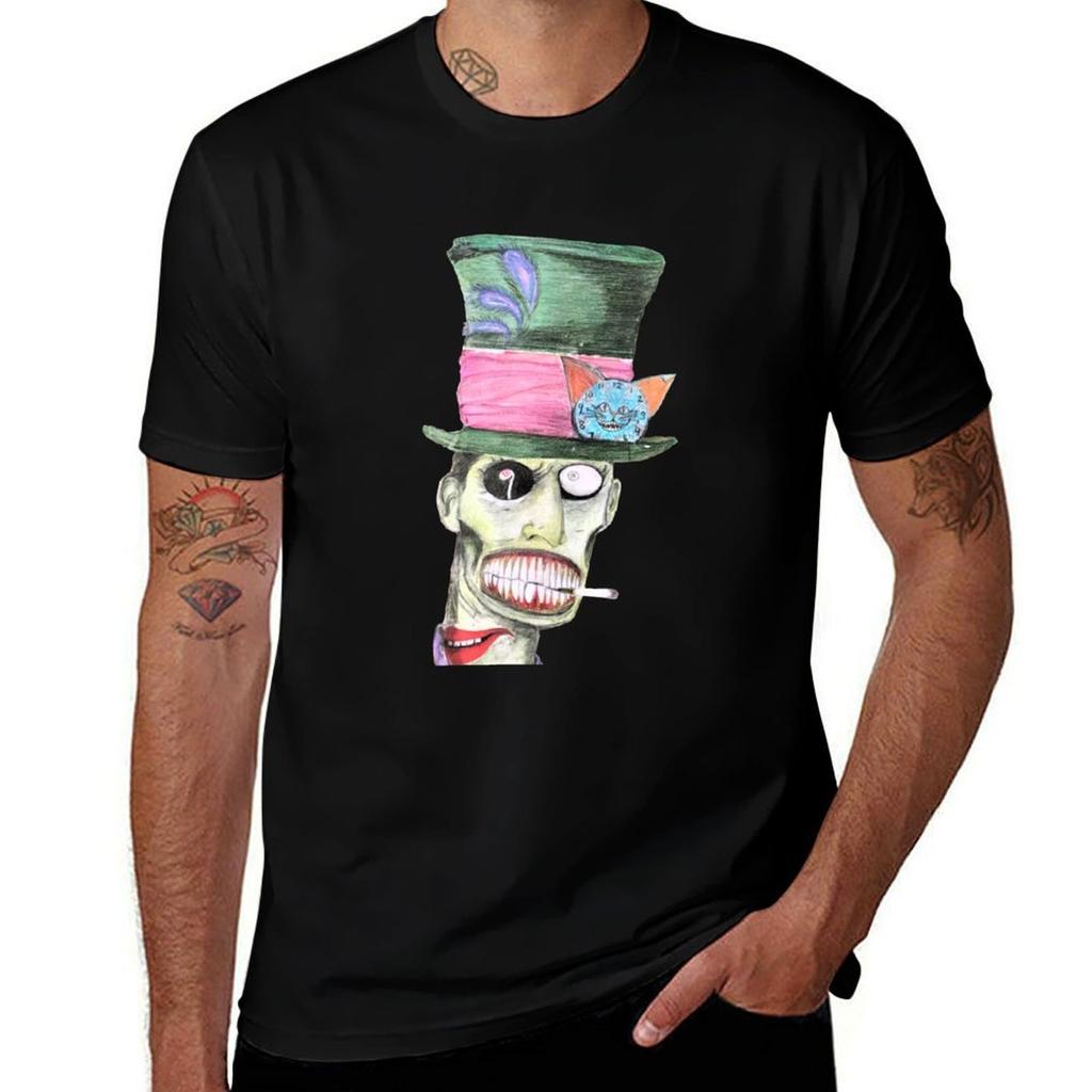 Worm Hatter Mash Tshirt Comfortable Workout Short Sleeve Shirt