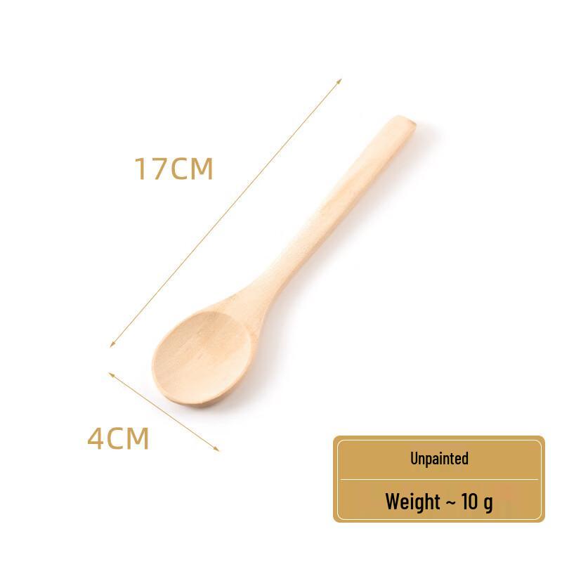 

Natural Wooden Straight Handle Spoon