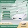 Apple 3-in-1 Card Reader: SD/TF Adapter & Charger for iPhone