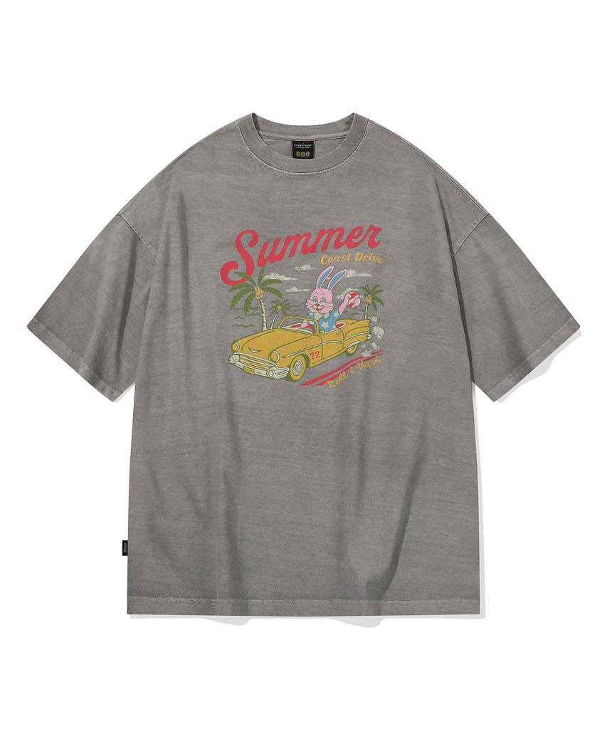 CPGN STUDIO Rolling Hoppy Pigment Short Sleeve Tee Dark Gray