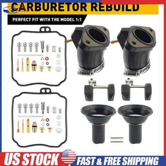 Carburetor Rebuild Kit Intake Manifold For Yamaha V Star 650 XVS650 93210-36769