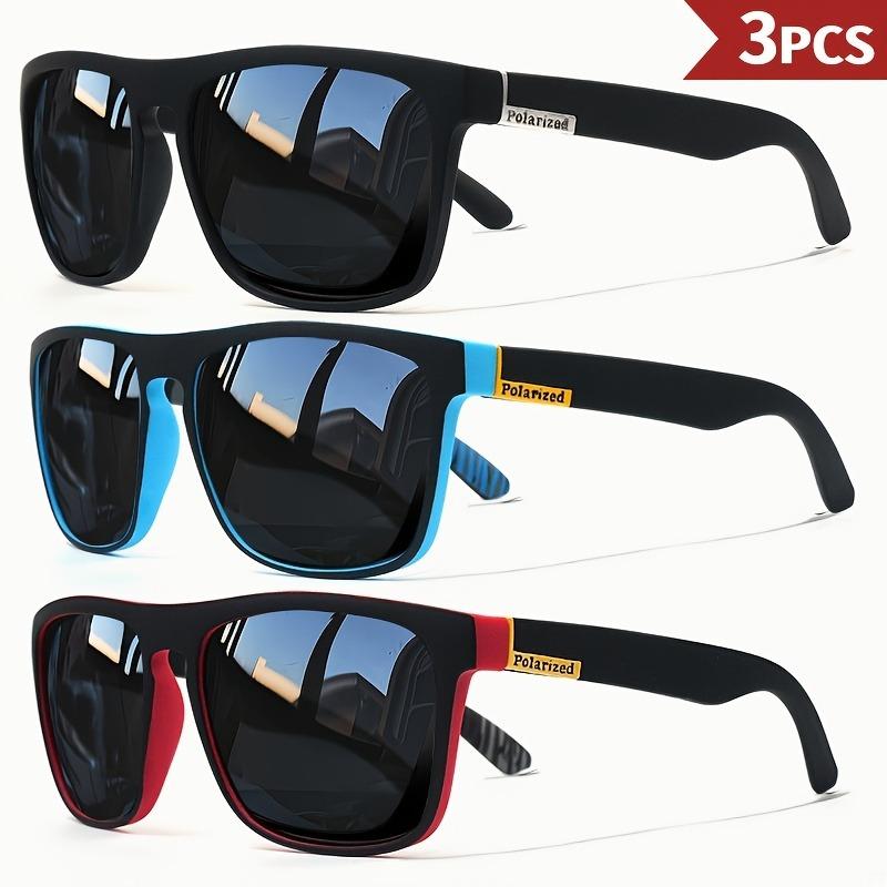 3 Piece Set Fashionable Men's and Women's Sunglasses Classic Retro Design Suitable for Various Occasions