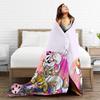 Christmas Diddl Super Soft Blankets  Travel Plush Throw Blanket Funny Living Room Flannel Bedspread Sofa Bed Cover