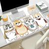 Cute cat mmofusands Mousepad HD Printing Computer Gamers Locking Edge Nonslip Mouse Pad XXLxcm Keyboard PC Desk Pad