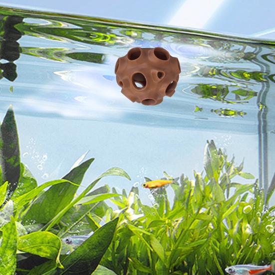 Pływająca Kryjówka dla Ryb i Krewetek Drukowana 3D Małe Ryby Krewetki Siedlisko Schronienie Pusta Jaskinia Wzbogacenie Dekoracja Akwarium Akcesoria do Akwariów