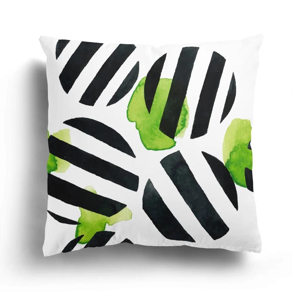 Luxury Home Decor Pillow Cover Car Living Room Sofa Cushion Cover Abstract Geometric Irregular Print Pattern Cushion Cover