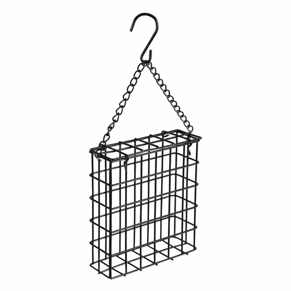Square Suet Ball Bird Feeder Rust Resistant Bird Food Container Bird Food Device  Tree Hanging