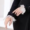 Hohler Blumenständer Falscher Kragen und Falsche Ärmelmanschette Damen Damen Falscher Kragen Lässig Vielseitig Dekor Abnehmbare Kragen