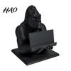 3D Printed Desktop Decor Gorilla Business Card Holder, Phone Stand, Cool Animal Statue Organizer Figurine for Office Home Desk Decor, Gift Colleagues