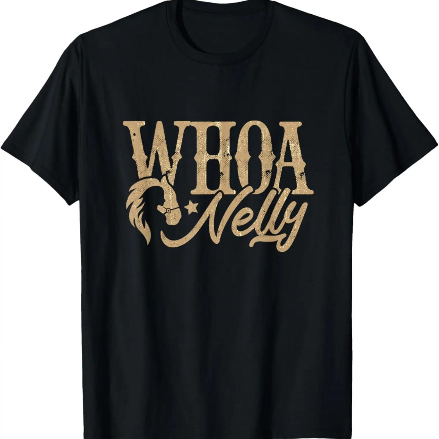 

Casual Whoa nelly country graphic shirt for women T-Shirt XXXXXL чёрный