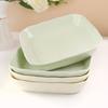 Mèng Yuán Antibakterielles Keramik-Quadrat-Essstellerset