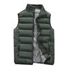 Men  Winter Coat Padded Cotton Vest Warm Hooded Thick Vest Tops Jacket