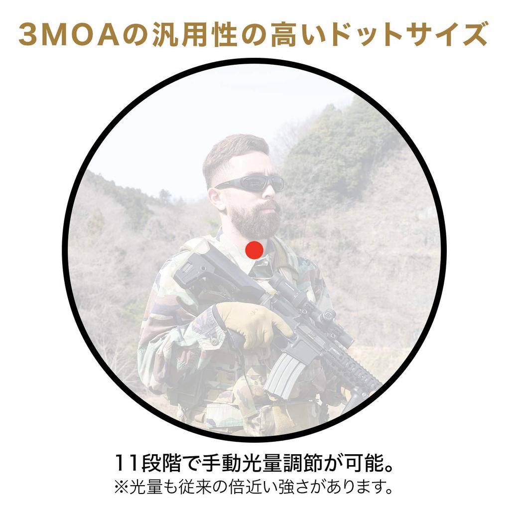 Vector Optics Maverick 3rd Generation Dot Sight (Black) [Zeroing Manual Included]