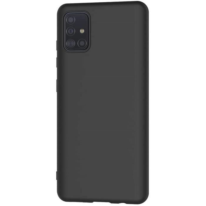 Coque - LittleMonkey - Samsung Galaxy A51 - Silicone - Souple - Noir