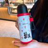 Wasserflasche neu 111 Thermosbecher Cartoon niedlich Kinder Thermoskanne tragbar Seil Trinkflasche