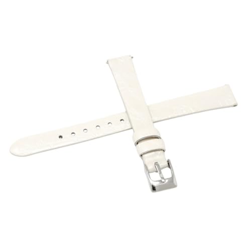 [Seiko] Watch Band, 12mm, Genuine Leather Strap, Women s, with Care Instructions (White)