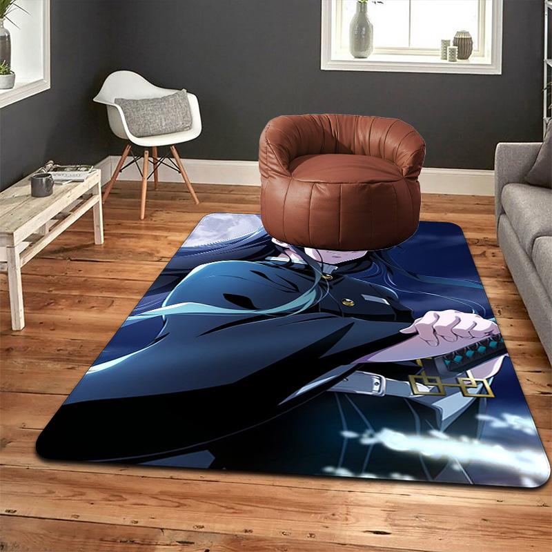 Demon Slayer Rug Floor Mat for Living Room or Bedroom Soft and Comfortable Carpet a Gift for Birthday and Holiday.NFF0928478