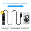 USB Mini Aquarium Heating Rod 10W Auto Thermostat Submersible Fish Tank Heater 26° Automatic Constant Temperature Small Heater