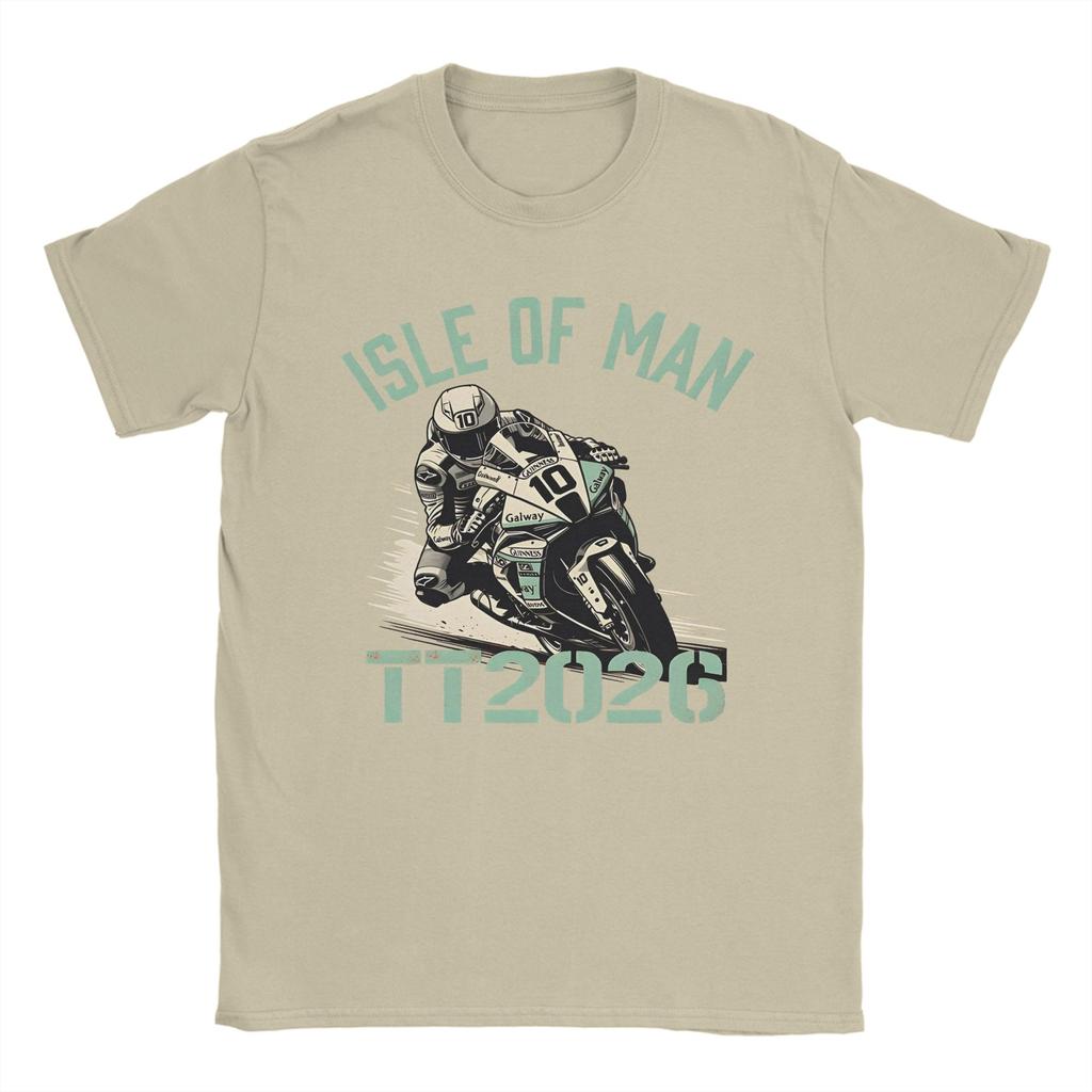 Motorcycle Sport Isle of Unisex TT Races  T Shirt Unisex  Vintage T Shirts Summer O Neck Harajuku Tees Design Oversize Clothing