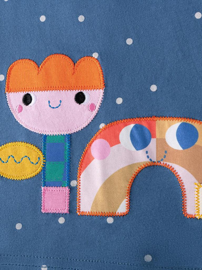 Süßes kurzärmeliges Sommerkleid für Mädchen von Little Maven